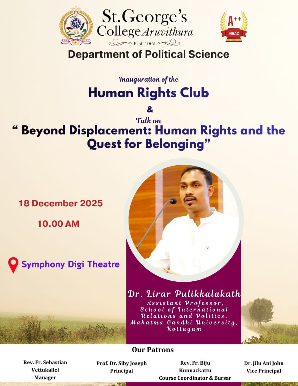 Inauguration of Human Rights Club